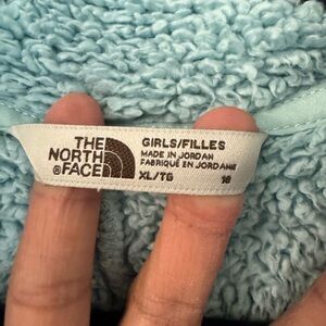 The North Face Girls Light Blue Fleece Jacket